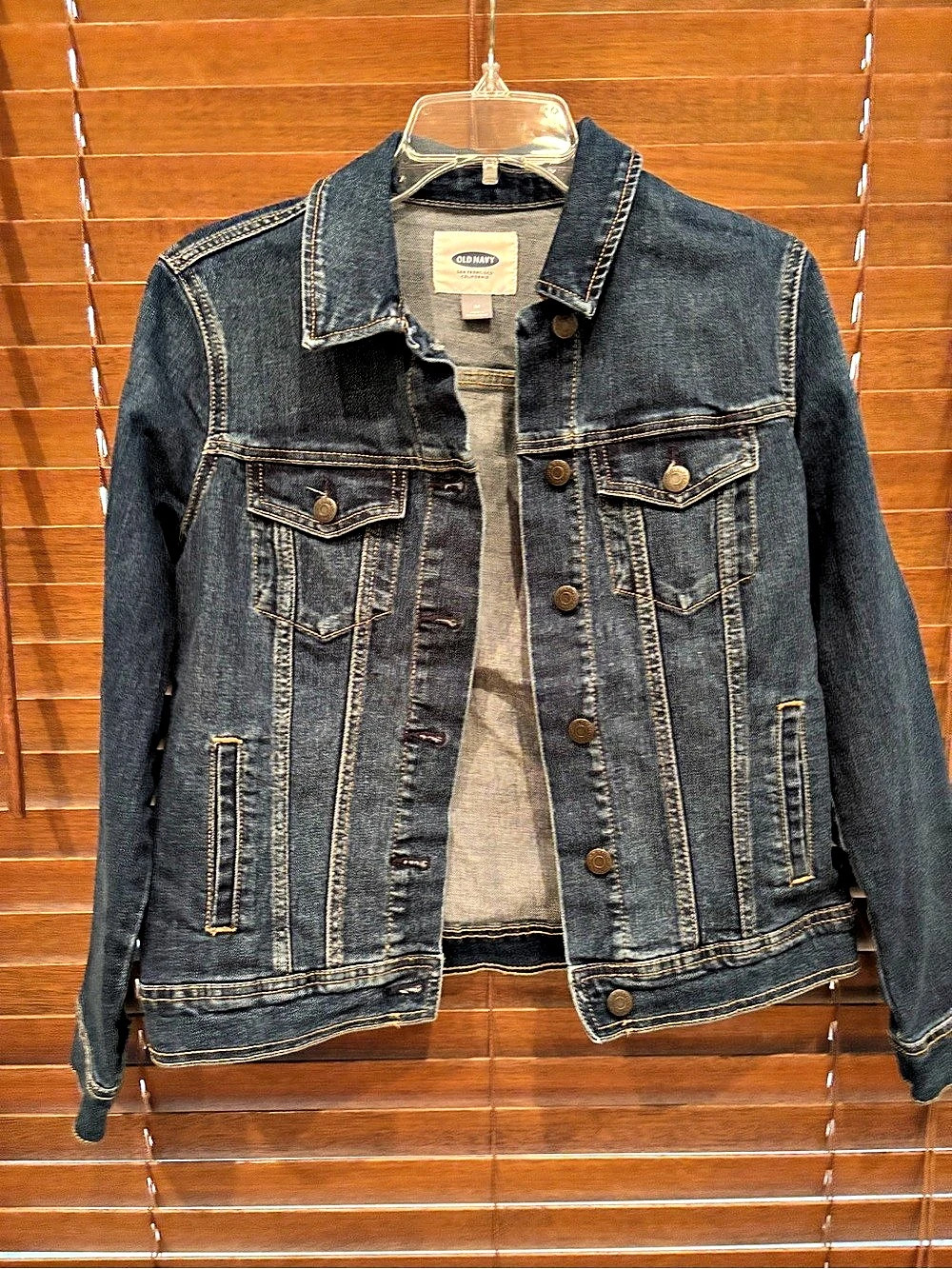 Old Navy Classic Denim Trucker Jacket Blue Medium